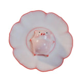 Maxbell Ceramic Tea Cup with Tea Pet Traditional for Teahouse Restaurant Living Room Style F