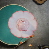 Maxbell Ceramic Tea Cup with Tea Pet Traditional for Teahouse Restaurant Living Room Style F