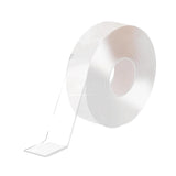 Maxbell Curtain Rod Tape Glide Clear Smooth Sliding Silent for Bedroom Home Bathroom