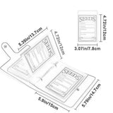 Maxbell Seed Organizer Binder Samples Bags for Saving Collection Seed Flower Storage Blue