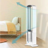 Maxbell Bladeless Fan Quiet Portable Desktop Oscillating for Indoor Home Dining Room