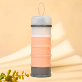 Maxbell 2 Pieces Protein Powder Containers Milk Powder Container for Office Exercise White and Pink