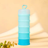 Maxbell 2 Pieces Protein Powder Containers Milk Powder Container for Office Exercise White and Blue