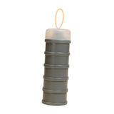 Maxbell Protein Container Multipurpose Snack Storage Box for School Workout Exercise gray