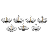Maxbell Wire Fruit Basket with Handle Server Tabletop Fruit Vegetable Storage Basket A