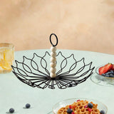 Maxbell Wire Fruit Basket with Handle Server Tabletop Fruit Vegetable Storage Basket E