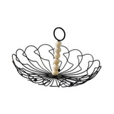 Maxbell Wire Fruit Basket with Handle Server Tabletop Fruit Vegetable Storage Basket F