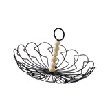 Maxbell Wire Fruit Basket with Handle Server Tabletop Fruit Vegetable Storage Basket F
