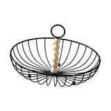 Maxbell Wire Fruit Basket with Handle Server Tabletop Fruit Vegetable Storage Basket G