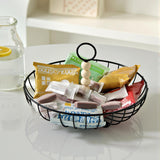 Maxbell Wire Fruit Basket with Handle Server Tabletop Fruit Vegetable Storage Basket G
