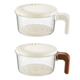 Maxbell Drain Basket Practical Fridge Storage Container for Strawberry Cherry Fruits White
