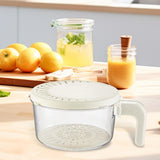 Maxbell Drain Basket Practical Fridge Storage Container for Strawberry Cherry Fruits White