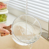 Maxbell Drain Basket Practical Fridge Storage Container for Strawberry Cherry Fruits White