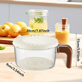 Maxbell Drain Basket Practical Fridge Storage Container for Strawberry Cherry Fruits Coffee