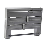 Maxbell Foil and Plastic Wrap Organizer Convenient Versatile with Paper Towel Holder