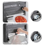 Maxbell Foil and Plastic Wrap Organizer Convenient Versatile with Paper Towel Holder