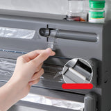 Maxbell Foil and Plastic Wrap Organizer Convenient Versatile with Paper Towel Holder