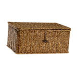 Maxbell Storage Basket with Lid Shelf Basket Storage for Kitchen Nursery Living Room 36 cmx23 cmx16 cm