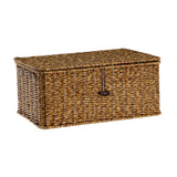 Maxbell Storage Basket with Lid Shelf Basket Storage for Kitchen Nursery Living Room 36 cmx23 cmx16 cm