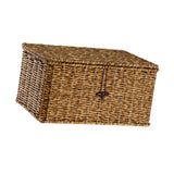 Maxbell Storage Basket with Lid Shelf Basket Storage for Kitchen Nursery Living Room 29 cmx21 cmx15 cm