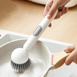 Maxbell Kitchen Cleaning Brush Pot Brush Dishwashing Brush for Dining Room Cafe Home