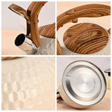 Maxbell Whistle Water Kettle 2.5L Tea Pot Stovetop Kettle for Dorm Apartment Outdoor