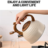 Maxbell Whistle Water Kettle 2.5L Tea Pot Stovetop Kettle for Dorm Apartment Outdoor