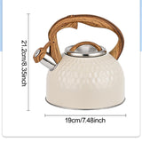Maxbell 2.5 Liters Whistling Tea Kettle Stylish Loud Whistling Sound Stainless Steel