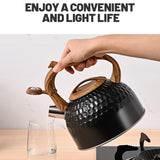Maxbell Loudly Whistle Kettle Heats up Quickly Coffee Kettle for Camping Hiking Picnic