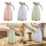 Maxbell 2L Stainless Steel Vacuum Thermal Coffee Carafe for Restaurants Multipurpose Pink