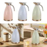 Maxbell 2L Stainless Steel Vacuum Thermal Coffee Carafe for Restaurants Multipurpose Pink