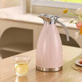 Maxbell 2L Stainless Steel Vacuum Thermal Coffee Carafe for Restaurants Multipurpose Pink