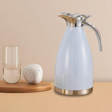 Maxbell 2L Stainless Steel Vacuum Thermal Coffee Carafe for Restaurants Multipurpose Light Blue