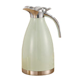 Maxbell 2L Stainless Steel Vacuum Thermal Coffee Carafe for Restaurants Multipurpose Light Green
