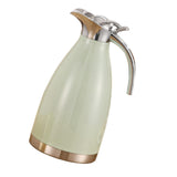 Maxbell 2L Stainless Steel Vacuum Thermal Coffee Carafe for Restaurants Multipurpose Light Green