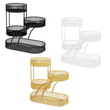 Maxbell Mesh Fruit Bowl Multiuse Bedroom for Skincare Bread Snacks Fruits Vegetables gold