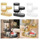Maxbell Mesh Fruit Bowl Multiuse Bedroom for Skincare Bread Snacks Fruits Vegetables gold