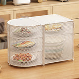 Maxbell Food Cover BBQ Large Sturdy Camping Foldable Fruit Cover Kitchen Screen Tent White