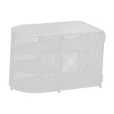 Maxbell Food Cover BBQ Large Sturdy Camping Foldable Fruit Cover Kitchen Screen Tent White