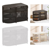 Maxbell Food Cover BBQ Large Sturdy Camping Foldable Fruit Cover Kitchen Screen Tent White