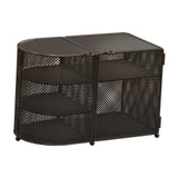 Maxbell Food Cover BBQ Large Sturdy Camping Foldable Fruit Cover Kitchen Screen Tent Black