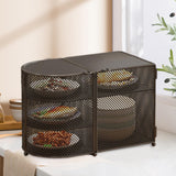 Maxbell Food Cover BBQ Large Sturdy Camping Foldable Fruit Cover Kitchen Screen Tent Black