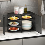 Maxbell Food Cover BBQ Large Sturdy Camping Foldable Fruit Cover Kitchen Screen Tent Black