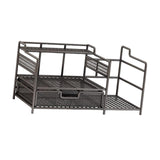 Maxbell Desktop Organizer Simple Mesh File Holder for Dorm Room Countertop Apartment Black