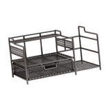 Maxbell Desktop Organizer Simple Mesh File Holder for Dorm Room Countertop Apartment Black