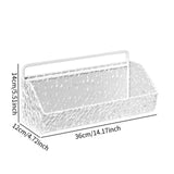 Maxbell Hanging Kitchen Basket Farmhouse Food Storage for Laundry Kitchen Home Decor Clear
