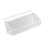 Maxbell Hanging Kitchen Basket Farmhouse Food Storage for Laundry Kitchen Home Decor Clear