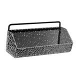 Maxbell Hanging Kitchen Basket Farmhouse Food Storage for Laundry Kitchen Home Decor Black
