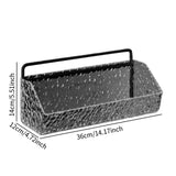 Maxbell Hanging Kitchen Basket Farmhouse Food Storage for Laundry Kitchen Home Decor Black