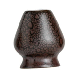 Maxbell Porcelain Chasen Holder Chasen Stand Tea Whisk Holder for Office Dining Room Brown Black
